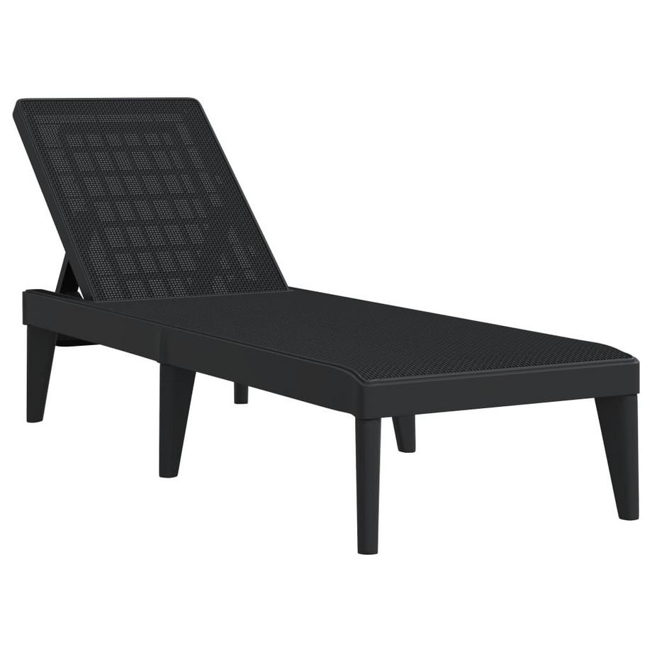 VidaXL Chaise longue polypropylène  