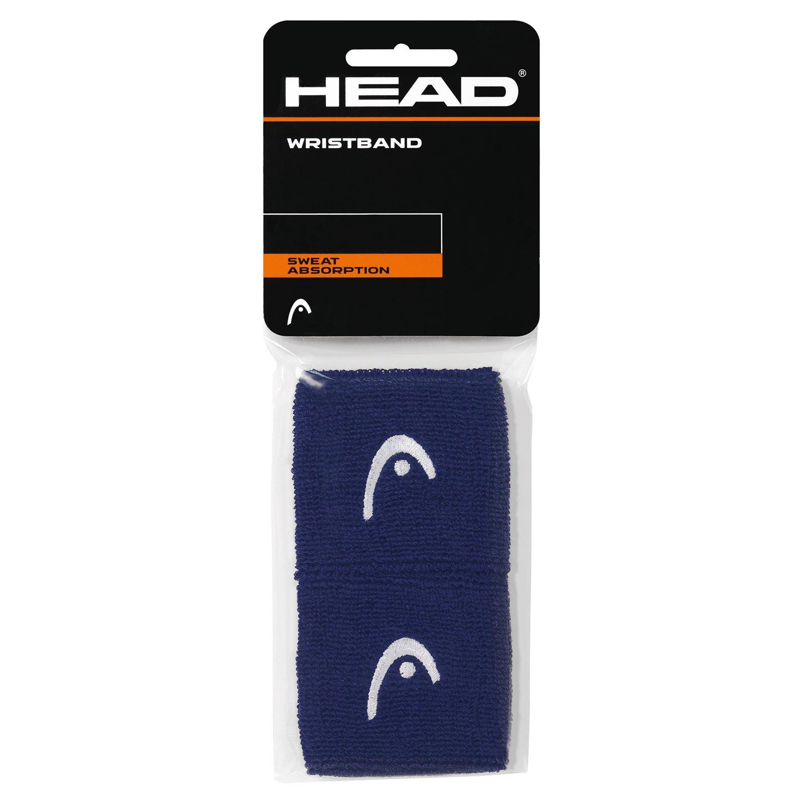 Head  Bandeau anti-transpiration 2,5" bleu 