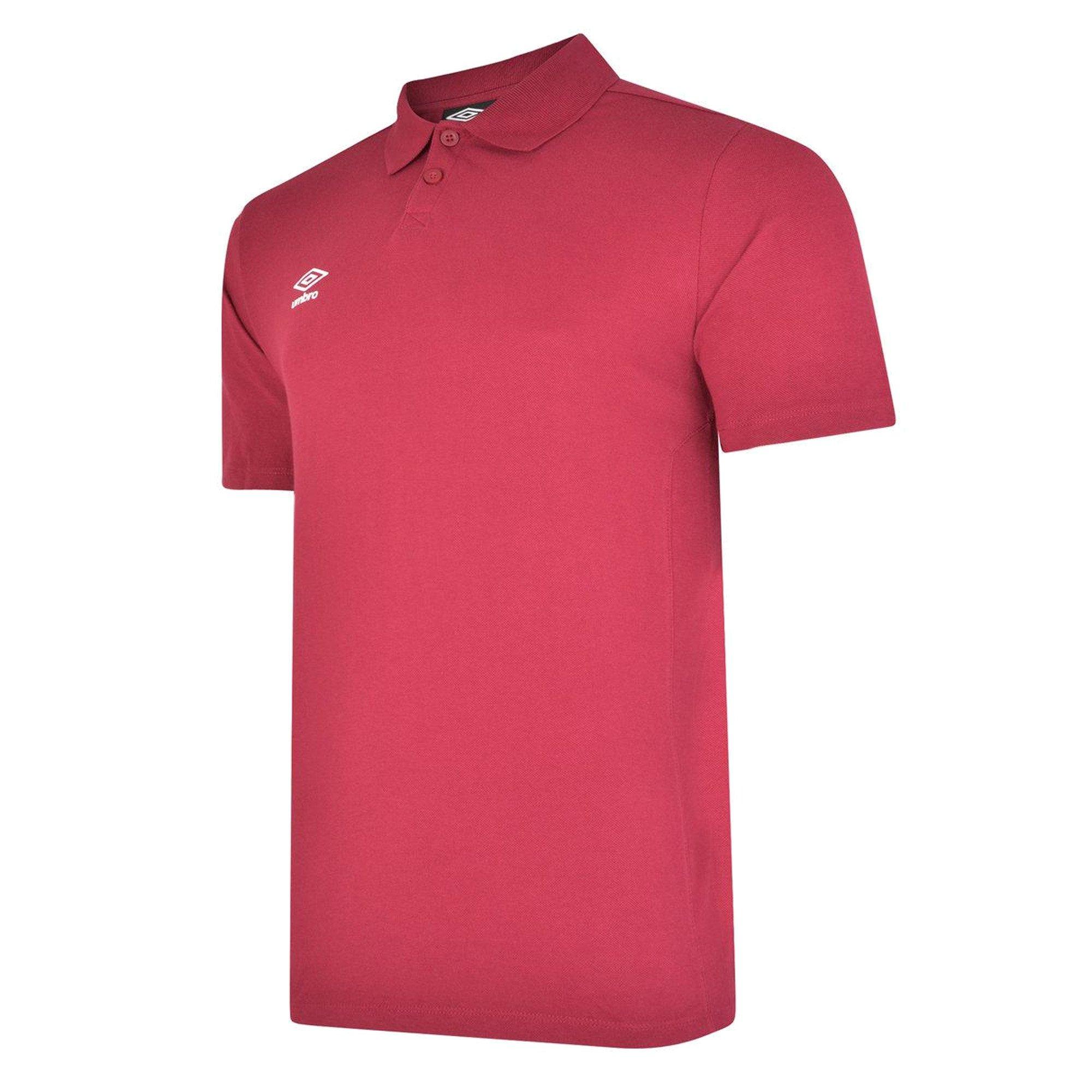 Image of Essential Poloshirt Unisex Dunkelrosa 140