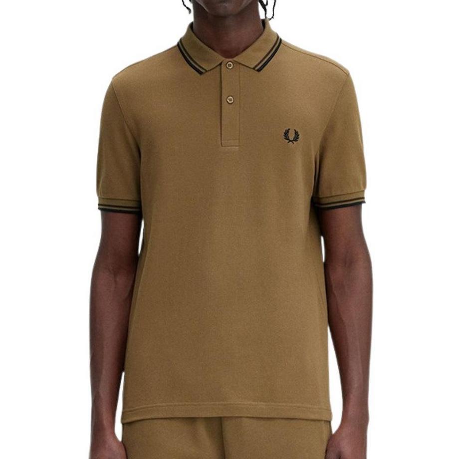 FRED PERRY Polo à Col à Double Rayure  