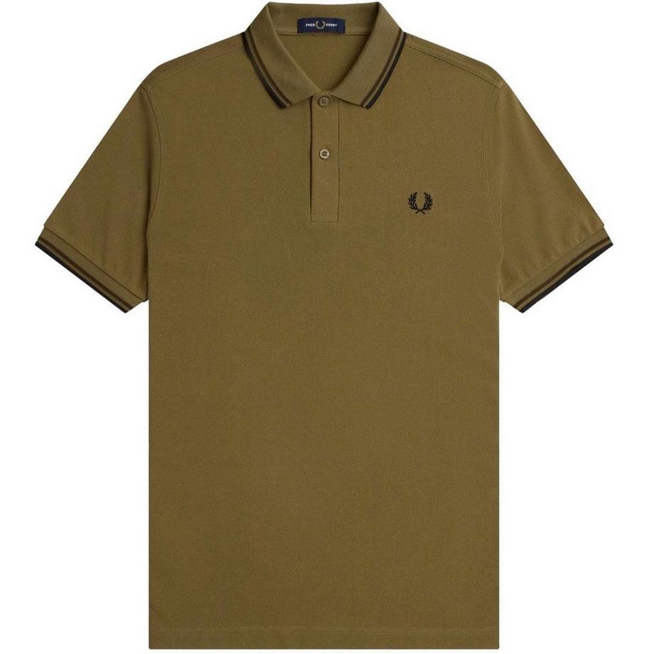 Polo Motiftyle Col À Double Rayure