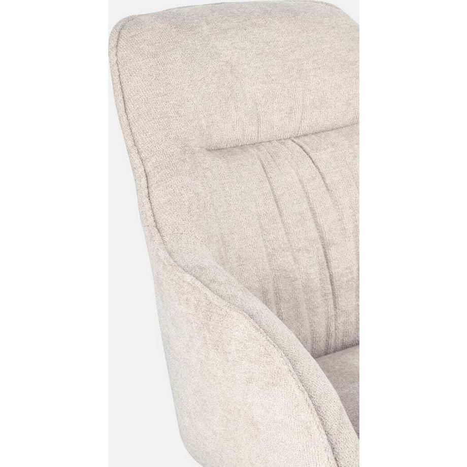 mutoni Fauteuil Grant ivoire  