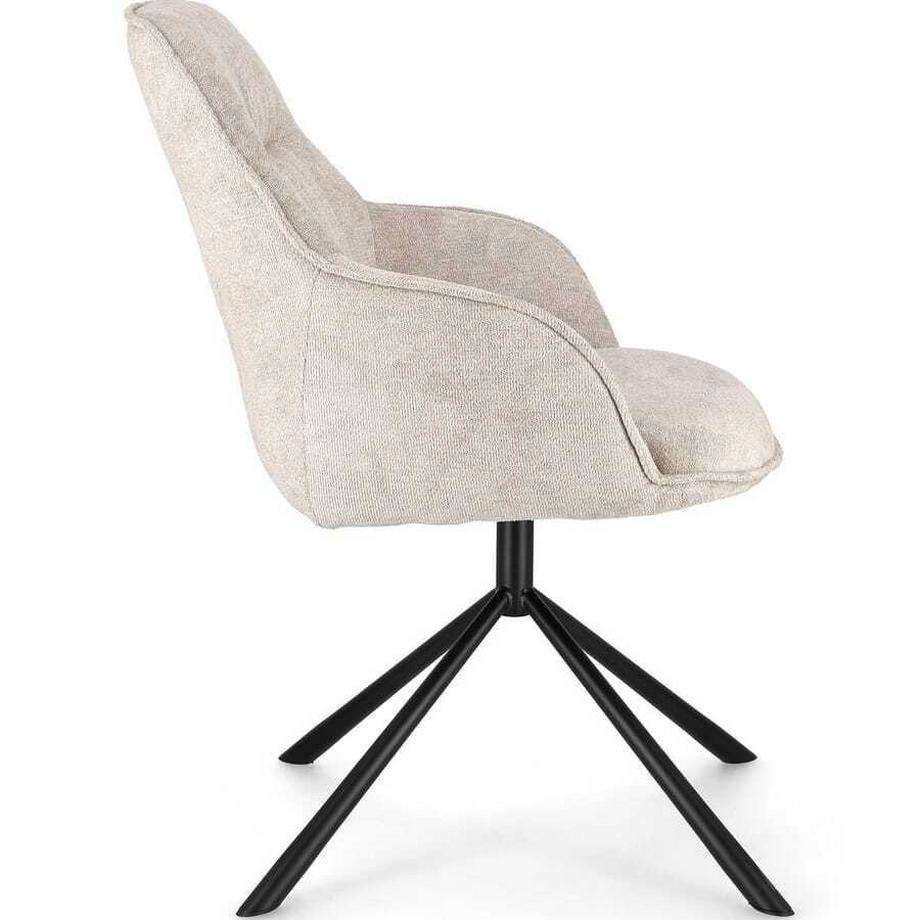 mutoni Fauteuil Grant ivoire  