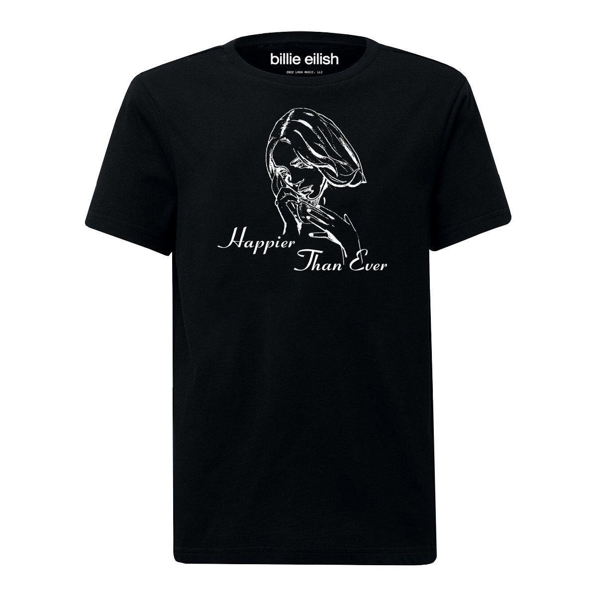 Image of Happier Than Ever Tshirt Damen Schwarz S