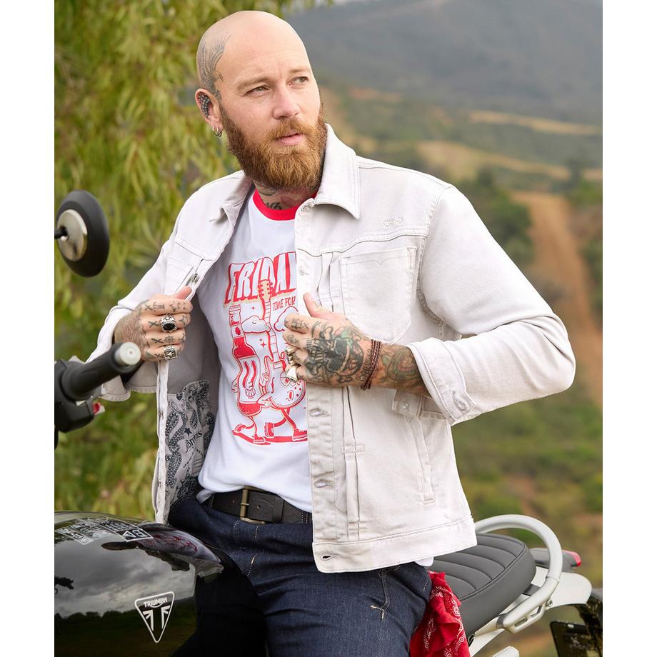 Joe Browns Metallische Baumwoll Trucker Jacke  