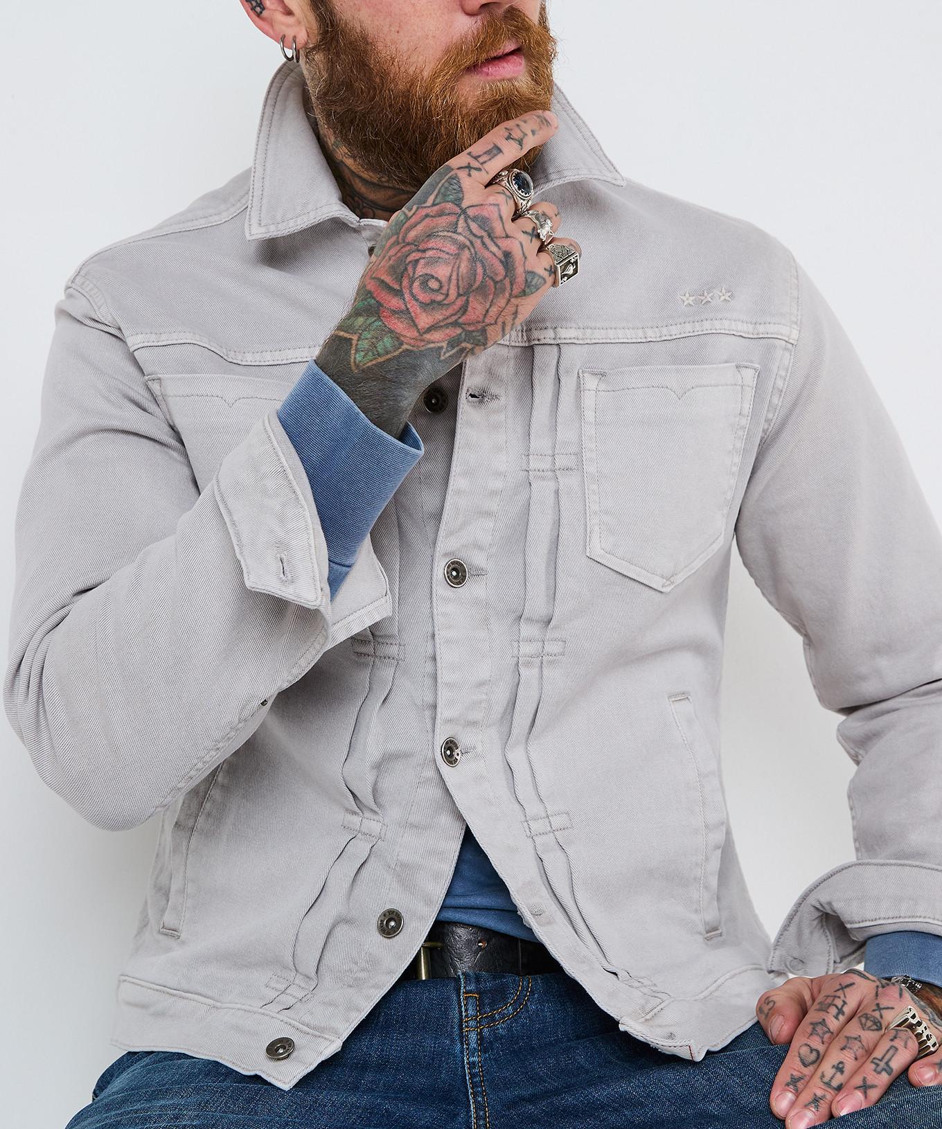 Joe Browns Giacca Trucker Cotone Metallico  