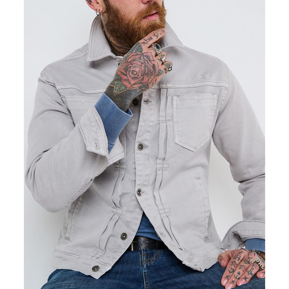 Joe Browns Metallische Baumwoll Trucker Jacke  