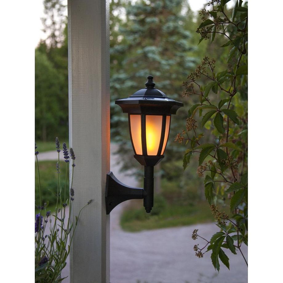 B2X SOLARZELLENFACKEL FLAMME / 63 cm / Sensor / Außenbereich / IP44  