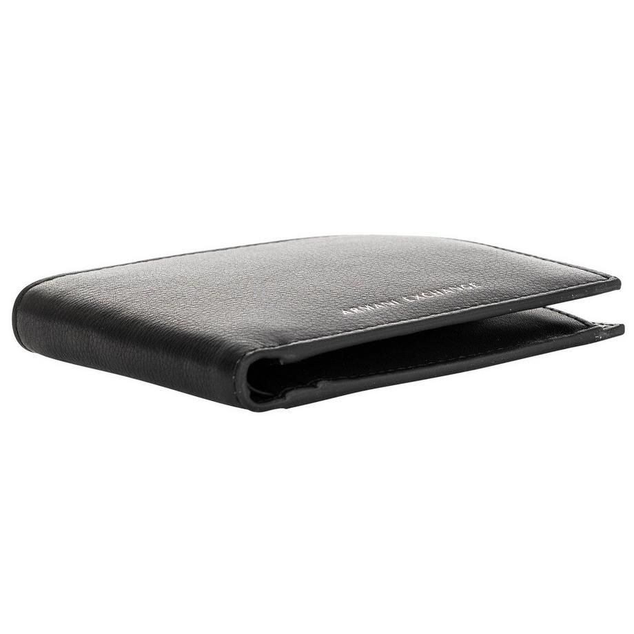 Armani Exchange Portefeuille Bifold en Cuir Lisse avec Pochette pour Pièces  