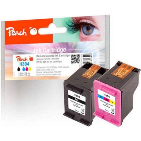 Peach  Tinte HP Nr. 304 Multipack black+color, je 1x4.5ml, 1x2.2ml 