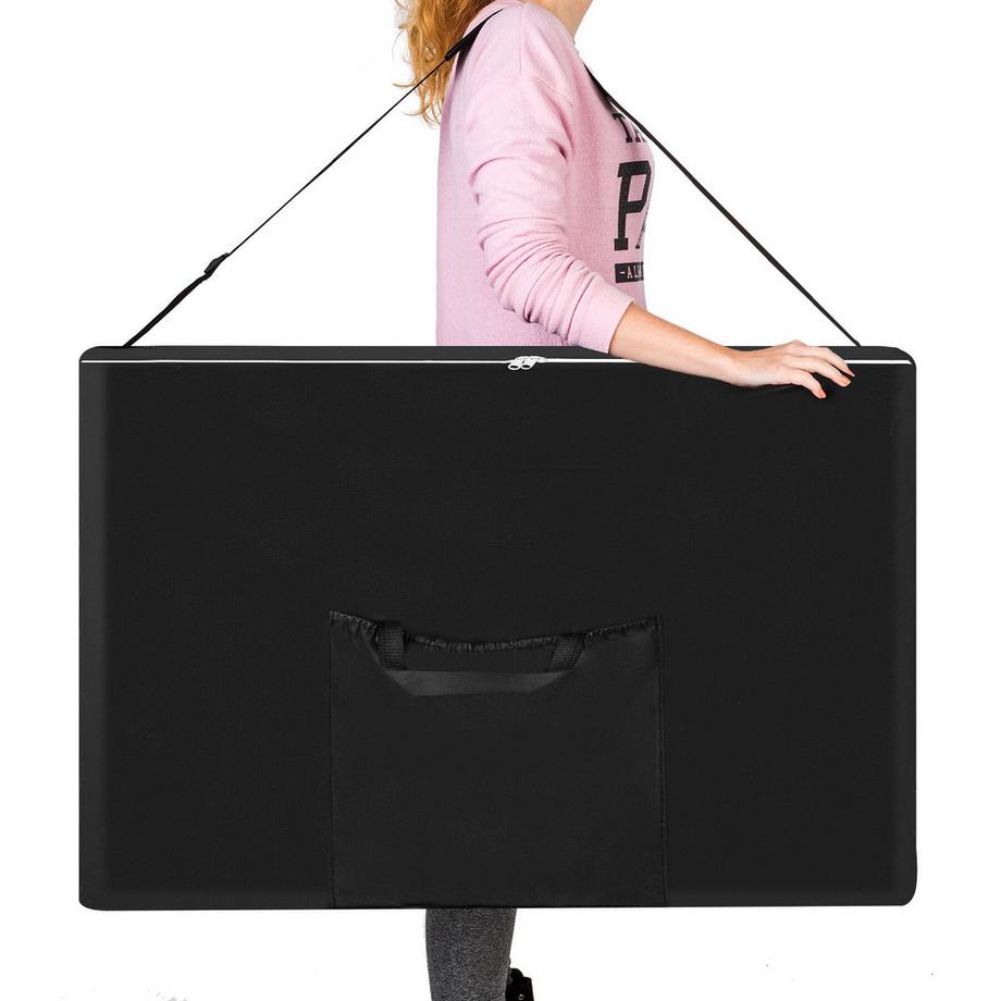 Tectake Table de massage 3 zones rembourrage 5 cm  180 x 61 x 68 cm  