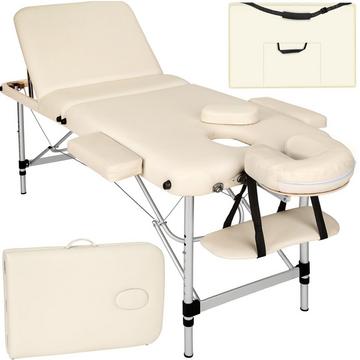 Table de massage Pliante 3 Zones Aluminium Portable + Housse