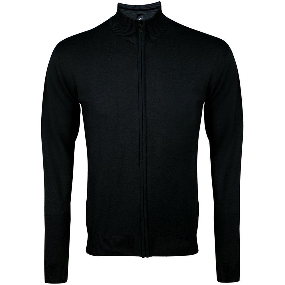 Image of Gordon Strickjacke Mit Reißverschluss Unisex Schwarz 3XL