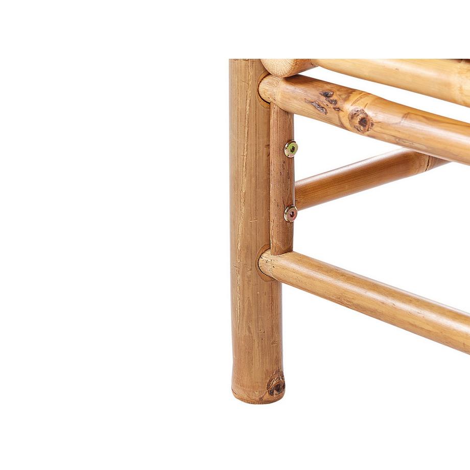 Beliani Ottoman de jardin en Bambou Boho CERRETO  