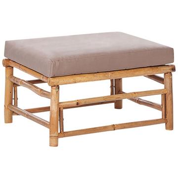 Ottoman de jardin en Bambou Boho CERRETO