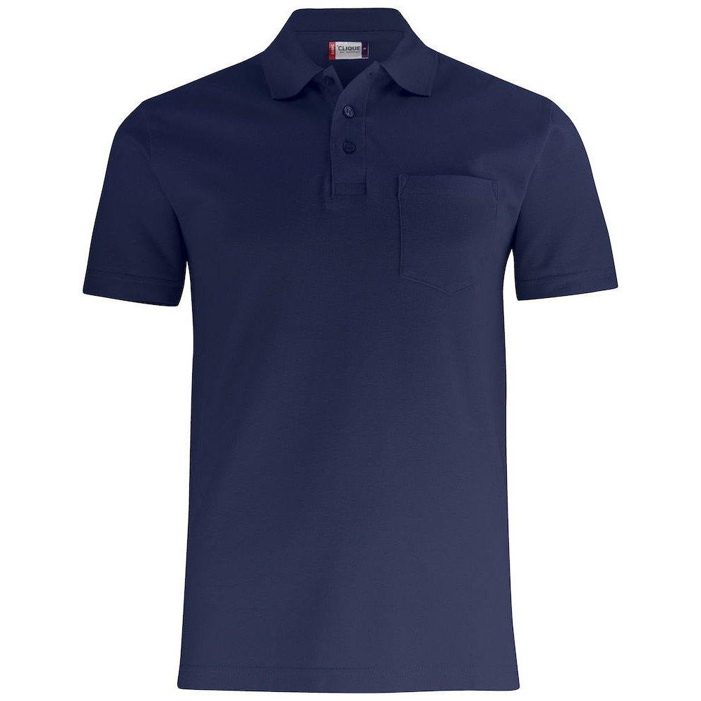 Image of Basic Poloshirt Damen Marine XXL