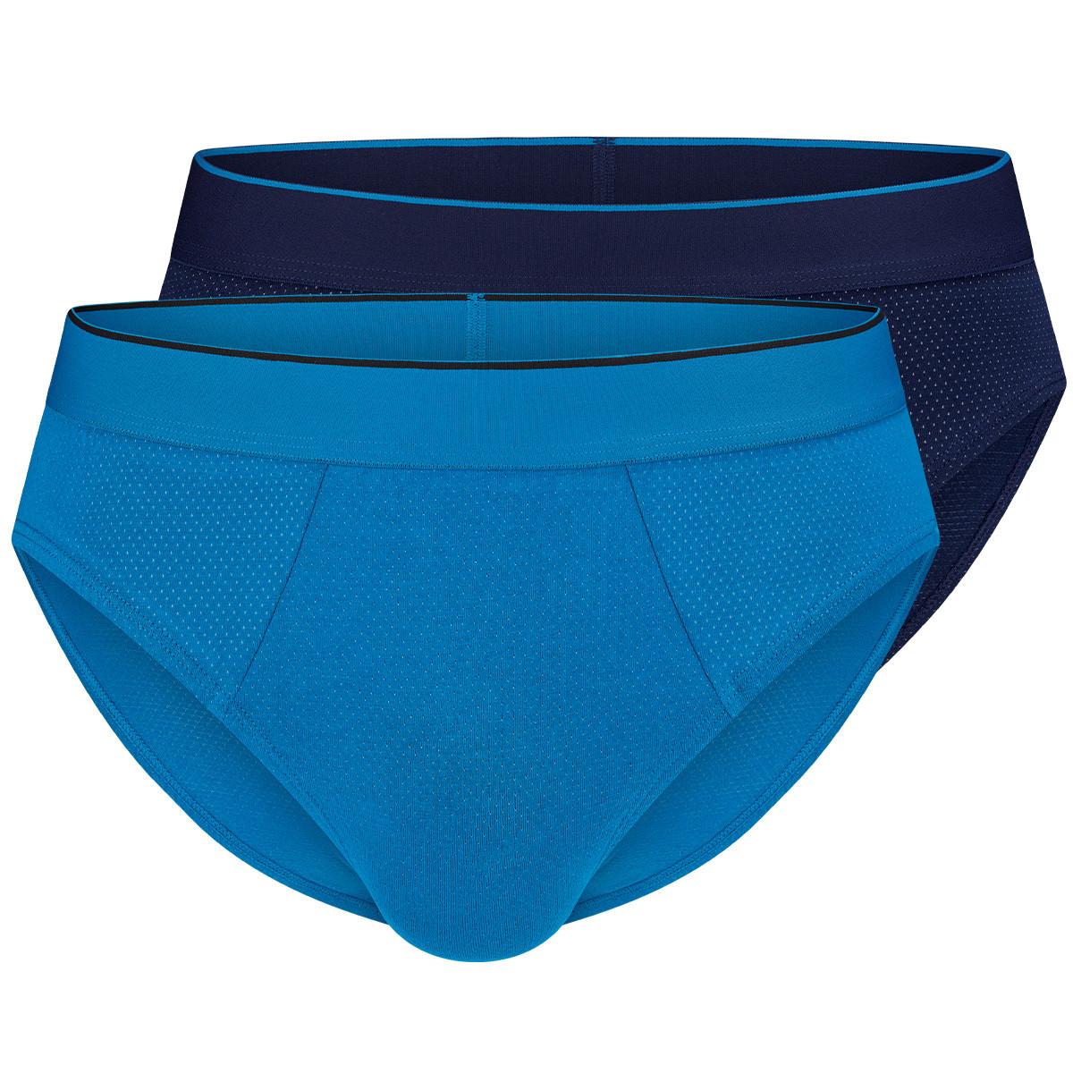 Image of 2er Pack Ever Airy - Slip Unterhose Herren Blau M