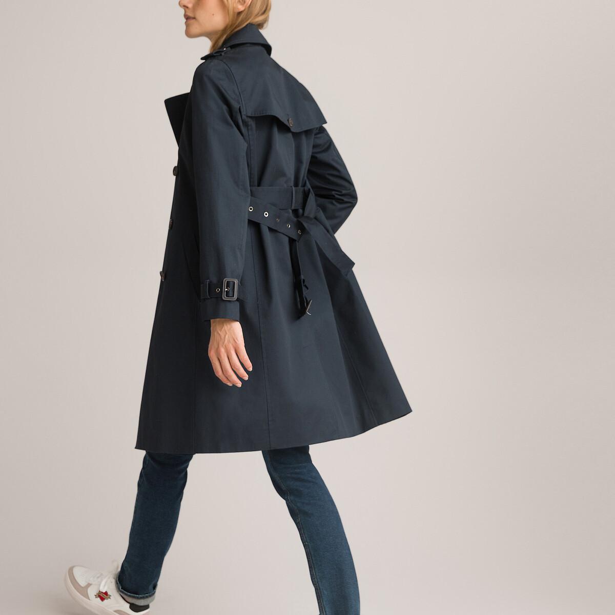 La Redoute Collections  Langer Trenchcoat mit Knopfverschluss 