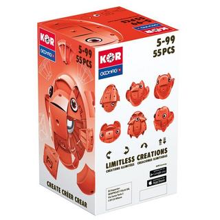 Geomag  Geomag KOR 2.0 Pantone 485 Red 55 pcs Giocattolo con magnete al neodimio 