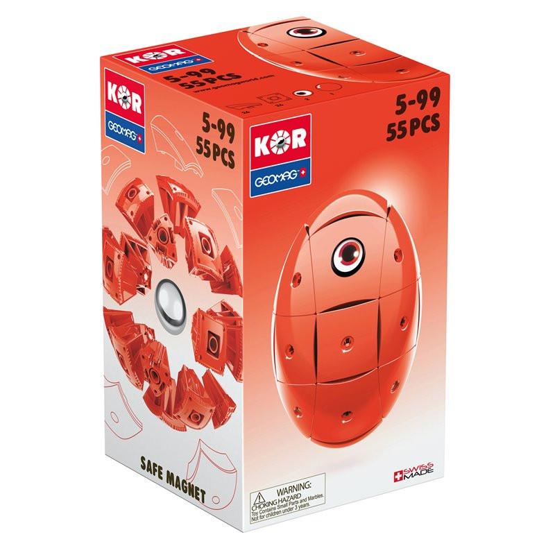 Image of KOR 2.0 Egg Red 485C (55Teile) Rot Bunt