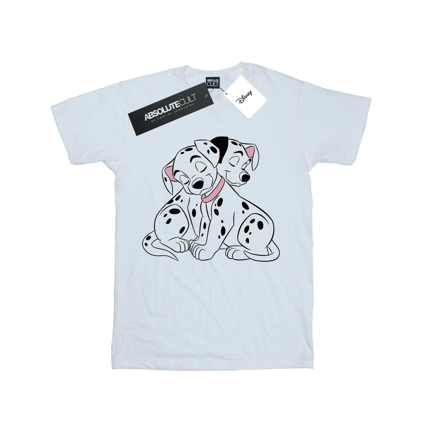 Image of 101 Dalmatians Puppy Love Tshirt Mädchen Weiss 128