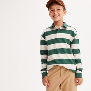 La Redoute Collections  Langärmeliges Poloshirt mit Streifenmuster 