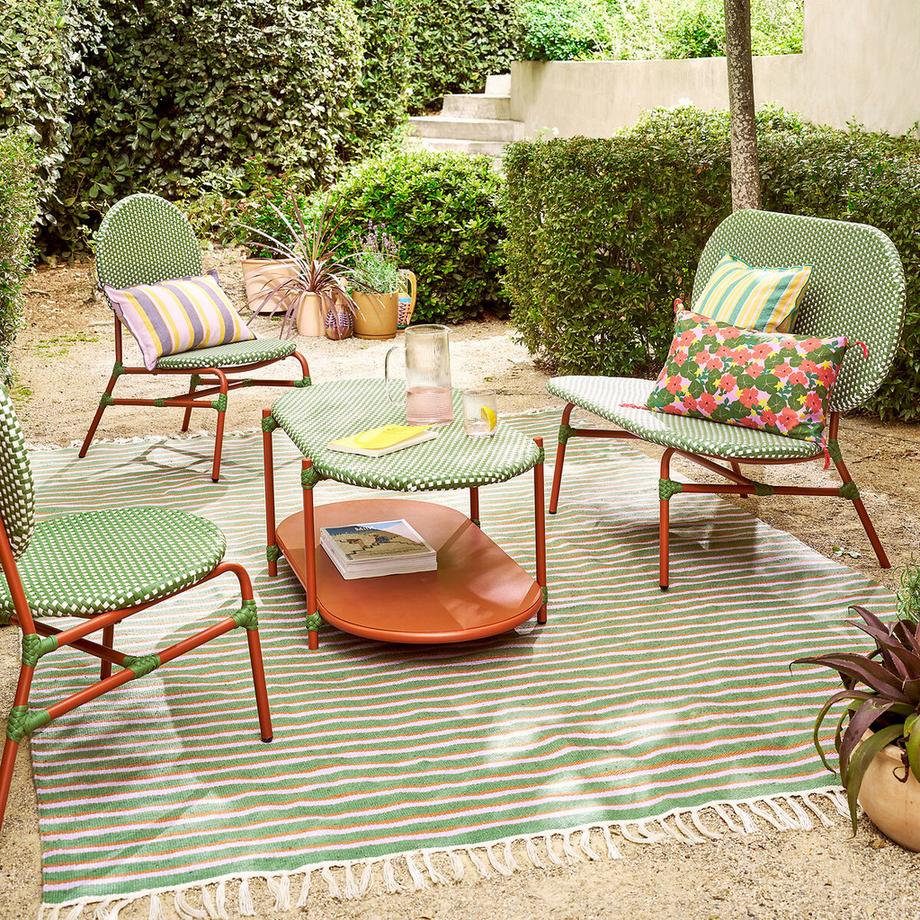 La Redoute Intérieurs Lot de 2 fauteuils bas de jardin Matu  