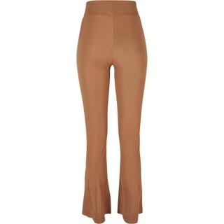 URBAN CLASSICS Ausgestellte Gerippte High Waist Leggings  