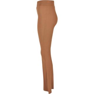 URBAN CLASSICS  ausgestellte gerippte leggings mit hoher taille gt 