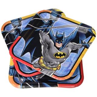 BATMAN Quadratisch PartyTeller 8erPack Papier  