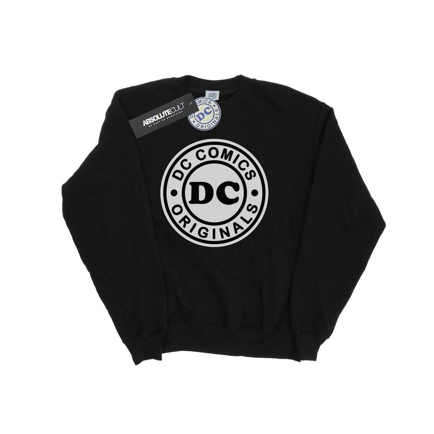Image of Dc Originals Logo Sweatshirt Jungen Schwarz 116