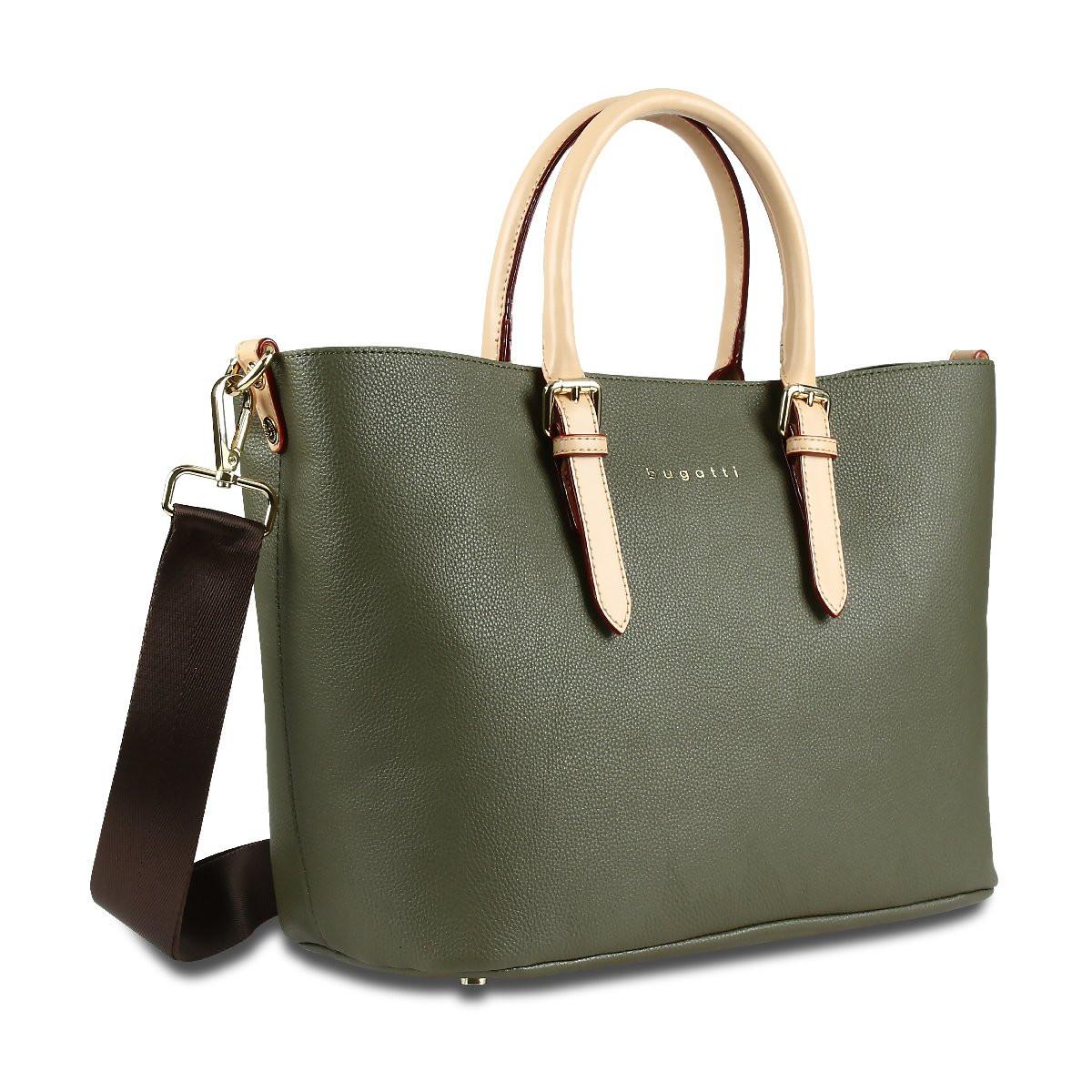 BUGATTI Ella M Shopper Tasche Olive  