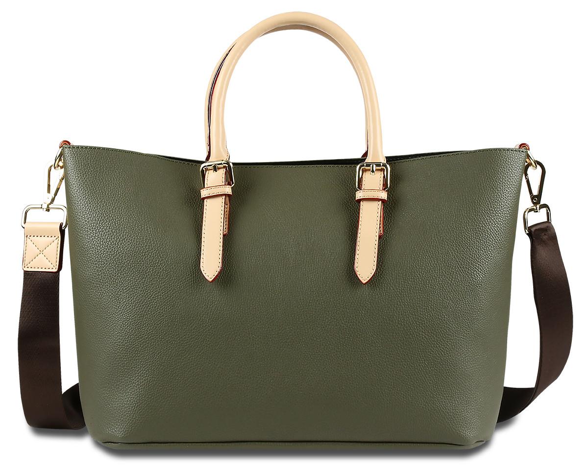 BUGATTI Ella M Shopper Tasche Olive  