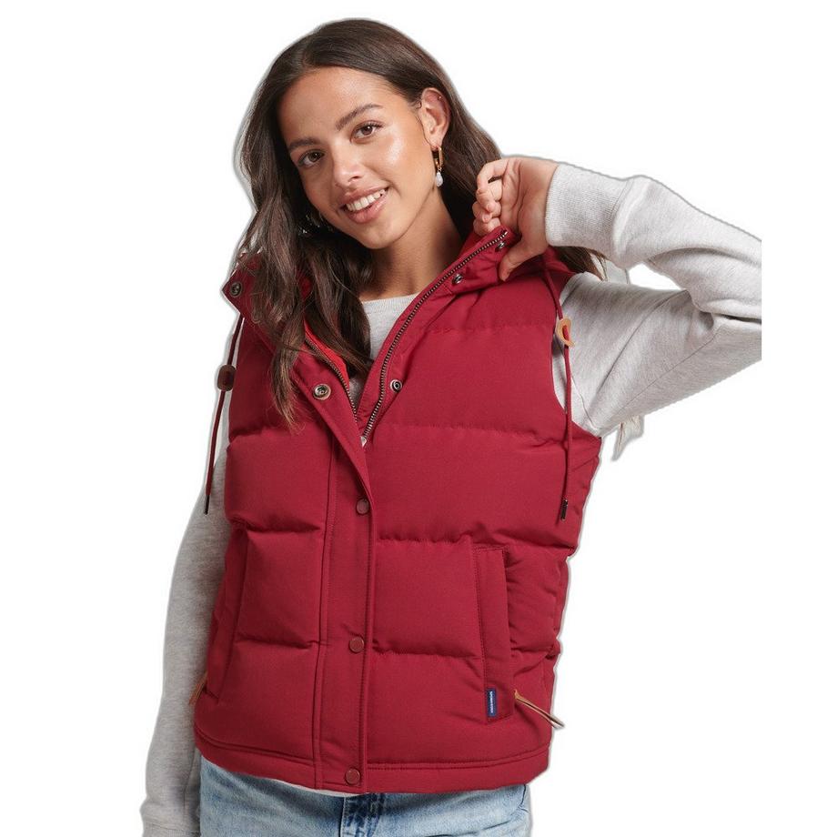 Superdry Everest Ärmellose Kapuzen Daunenjacke  
