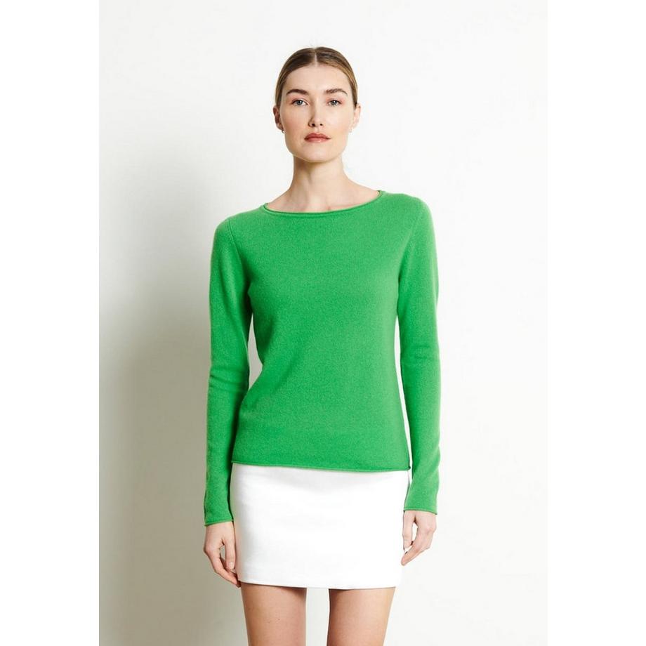 LILLY 5 Maglione con collo a barca - 100% cashmere