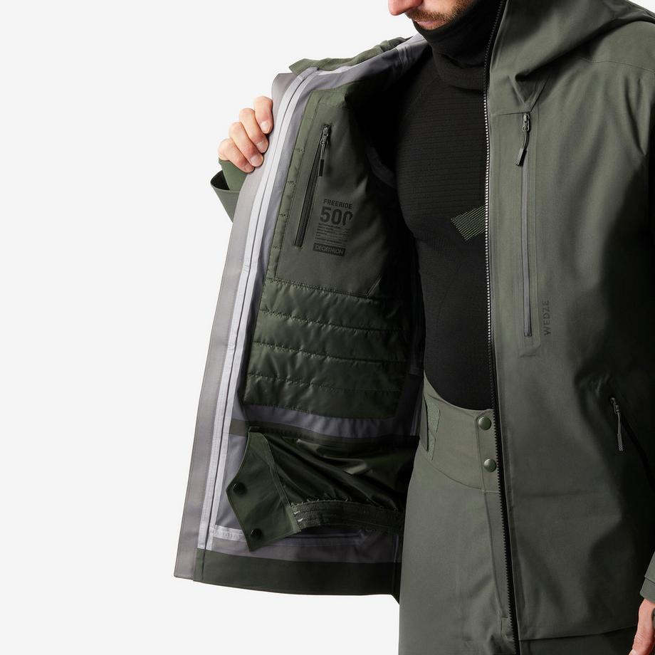 WEDZE Freeride FR500 Wattierte Skijacke  
