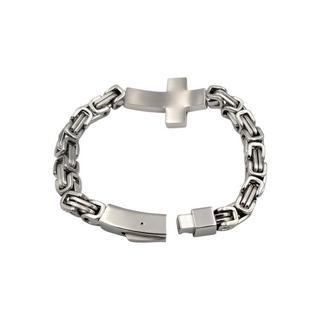 HEBE JEWELS  Bracelet royal byzantin avec croix 