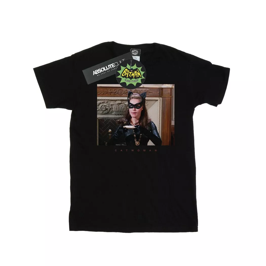 DC COMICS - Batman TV Series TShirt, für Damen, Schwarz, Größe XL