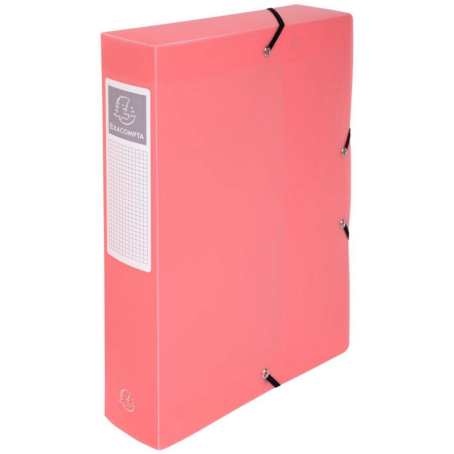 Exacompta Cartella portaprogetti dorso 60mm polipropilene Chromaline - A4 - x 8  