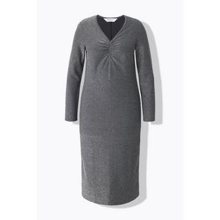 Studio Untold Abito Midi Svasato Glitterato  