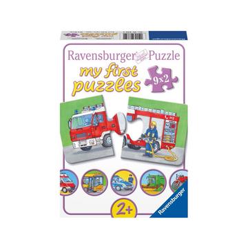 Ravensburger puzzle Véhicules de travail 9x2p