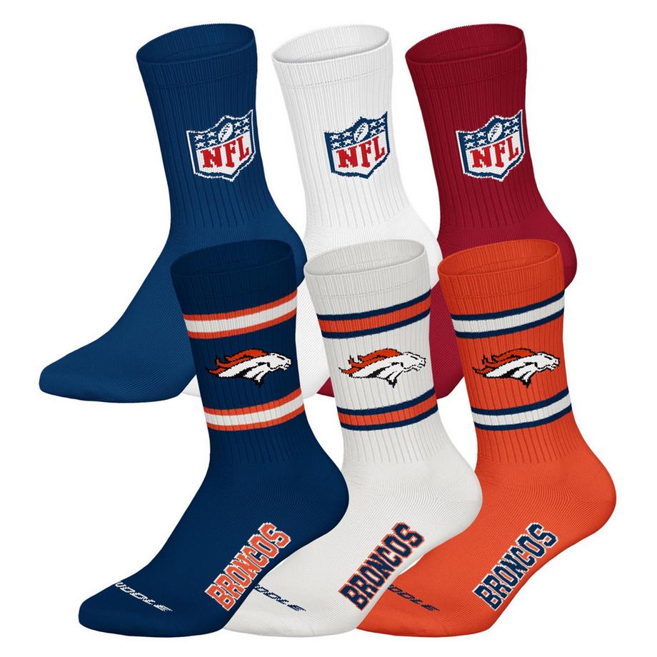 Socken  6er Pack Stretch-NFL 6Pack Crew Socks