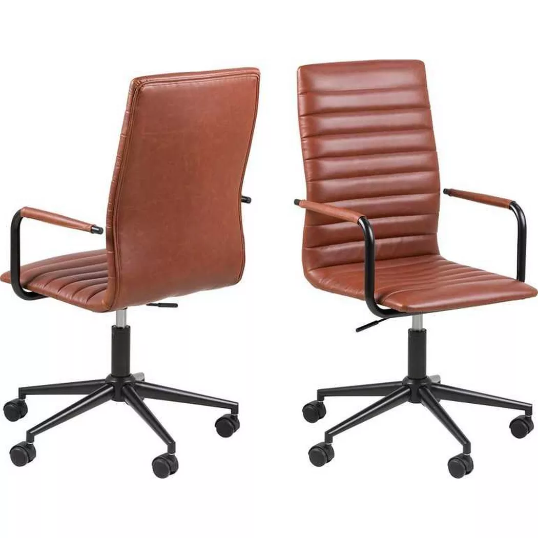 mutoni – Bürostuhl Telly Cognac, One Size, Braun