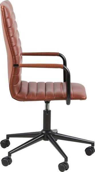 mutoni Chaise de bureau Telly Cognac  