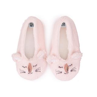 La Redoute Collections  Chaussons peluche tête de chat licorne 