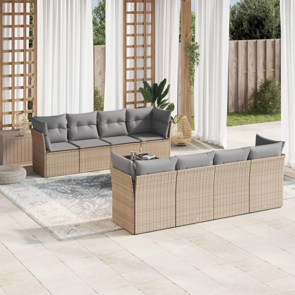 VidaXL Garten sofagarnitur poly-rattan  