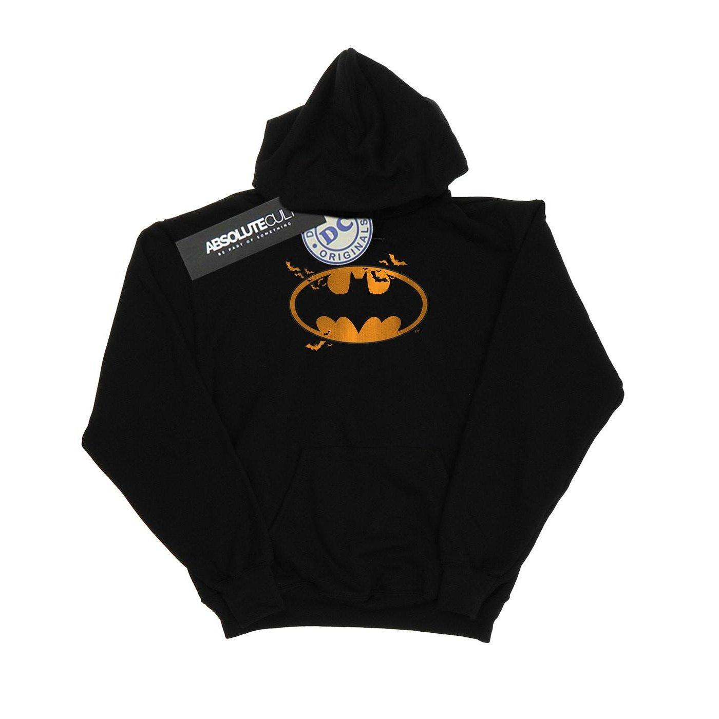 Image of Batman Halloween Logo Kapuzenpullover Damen Schwarz S