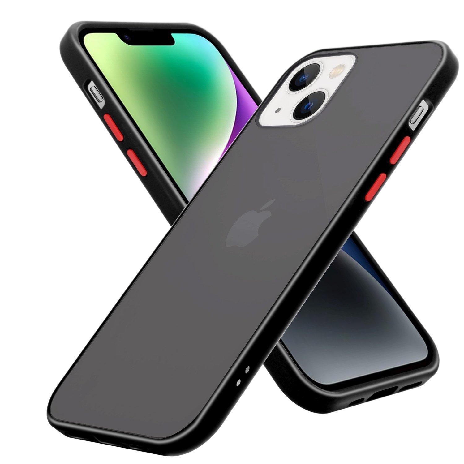 Cadorabo  Hülle für Apple iPhone 14 Hybrid mit TPU Silikon Innenseite 