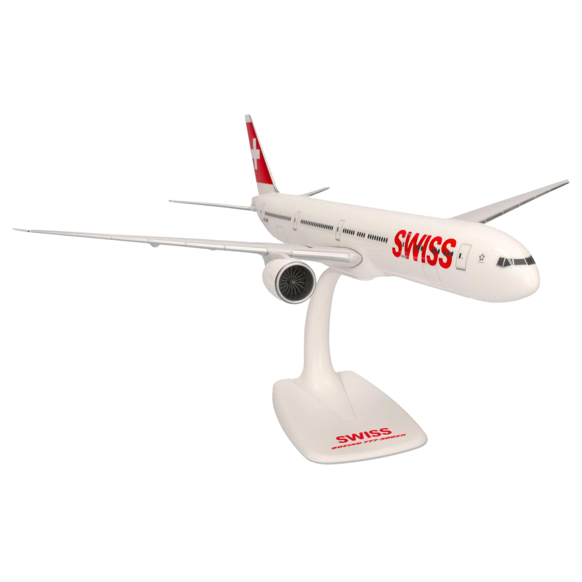 Herpa  Snap-Fit Flugzeugmodell Swiss International Air Lines Boeing 777-300ER (1:200) 