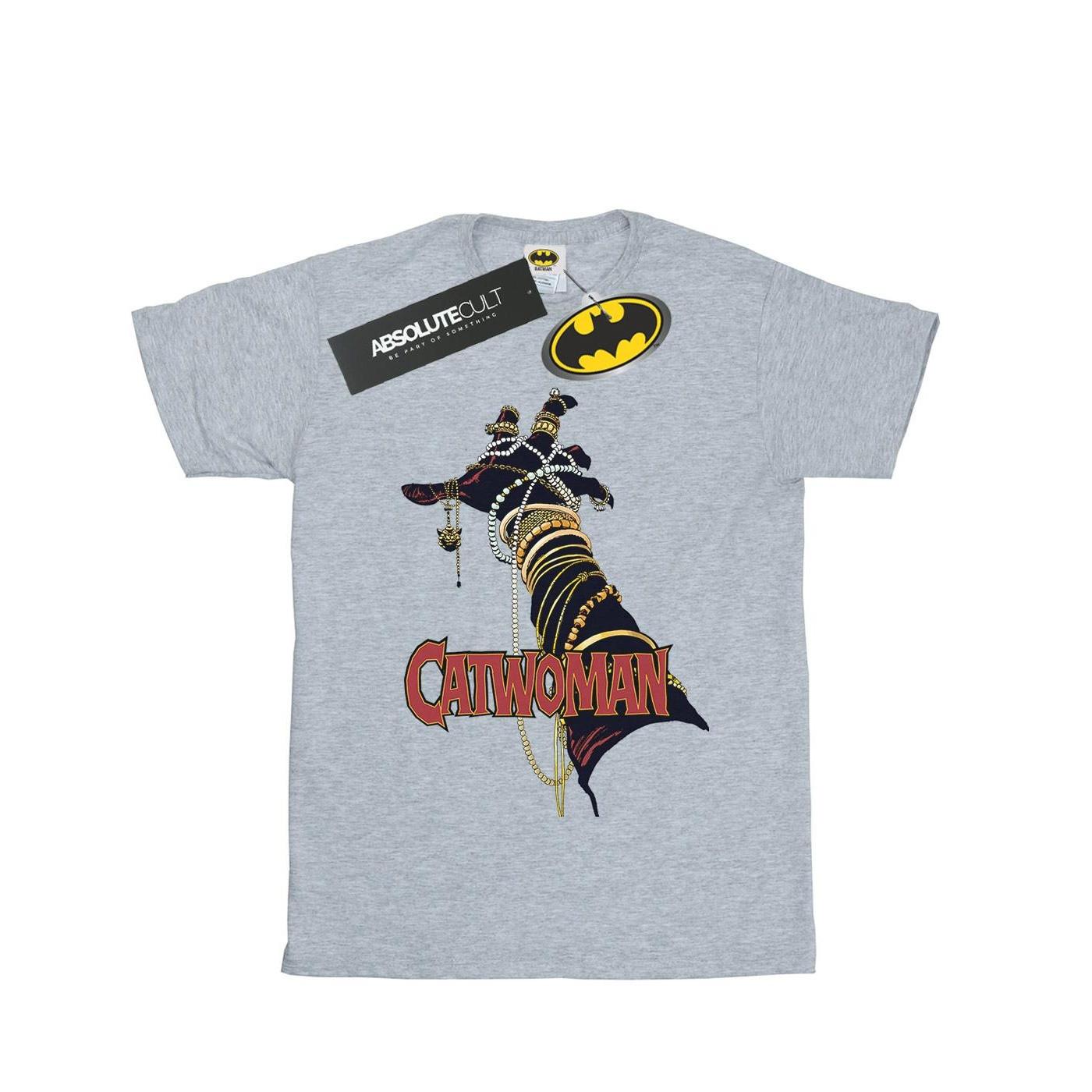 Image of Batman Catwoman Friday Tshirt Mädchen Grau 116